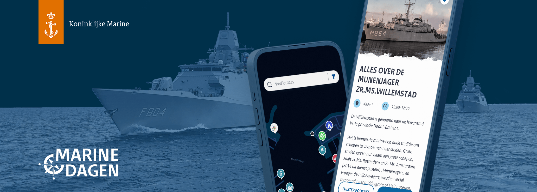 Marinedagen: evenementen app vol nieuws en beleving